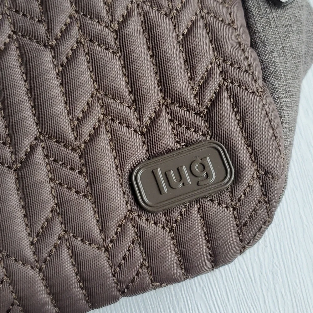 Lug Gray Heathered Slider Crossbody Purse - Picture 2 of 12